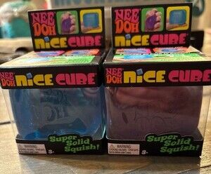 Lot of 2 Nee Doh Nice Cube
